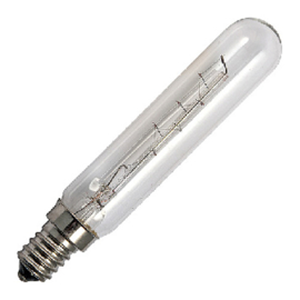 GBO buislampje helder 20 x 115 mm 230 Volt 25 Watt E14