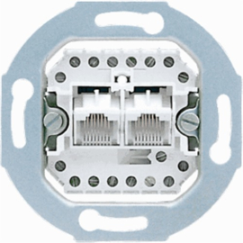 Jung inbouw element 2 x CAT3 8 polig