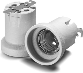 GBO fitting E40 porselein vlak 1076/1776