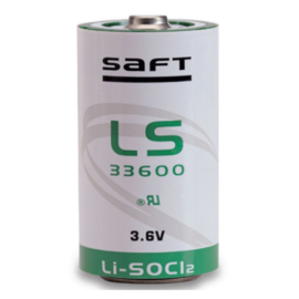 Saft Lithium batterij LR20 3.6 Volt LS33600