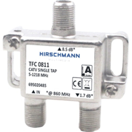 Hirschmann TFC 0811 aftakelement 8.5 dB met F connector
