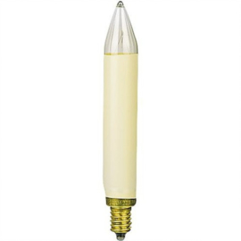 Osram kaarslamp ivoor helder 15 Volt 3 Watt E10 Bls10