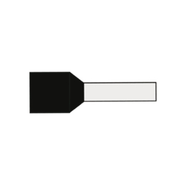 Adereindhuls 1.50 mm² geïsoleerd 8 mm zwart AHZ1.50N