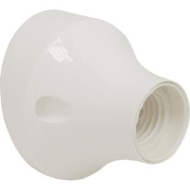 GBO fitting E27 kunststof  opbouw recht