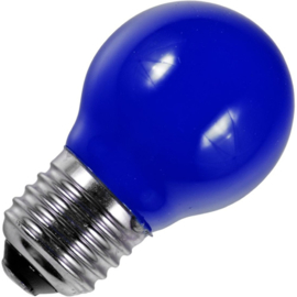 GBO LED kogellamp E27 blauw 1 Watt ND