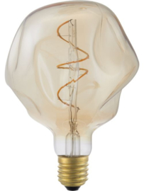 SPL Filament LED E27 Fila Big Flex Mystery G125 x 176 mm 230 Volt 140 Lumen 4 Watt 920 Gold dimbaar