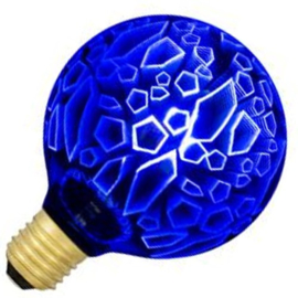 Bailey LED Globe lamp G95 E27 helder Magic3D Shards Blauw 4.5 Watt  ND