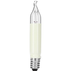 GBO kaarslamp ivoor helder kort model 23 Volt 3 Watt E10 Bls3