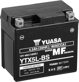 Accu YUASA YTX4L-BS art. no 10 20011