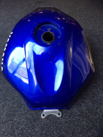 Tank blauw yamaha YZF R6 gebruikt onderdeel van sloop motor , beschadigd / gedeukt