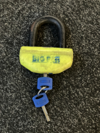 Schijfrem slot gebruikt met 2 sleutels