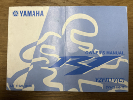 Yamaha YZFR1V(C) Gebruikershandleiding / owners manuel/  instructieboekje