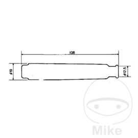 Bougie dop SD05FM NGK rubber