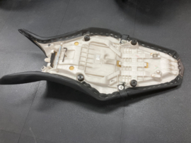 Zadel buddy seat met duo gedeelte voor yamaha mt 09 zwart bruin