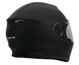 Helm Jopa Drifter matt zwart met zonne vizier