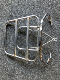 Chroom klap drager achterdrager  SYM fiddle 2 bouwjaar 2018- 2020