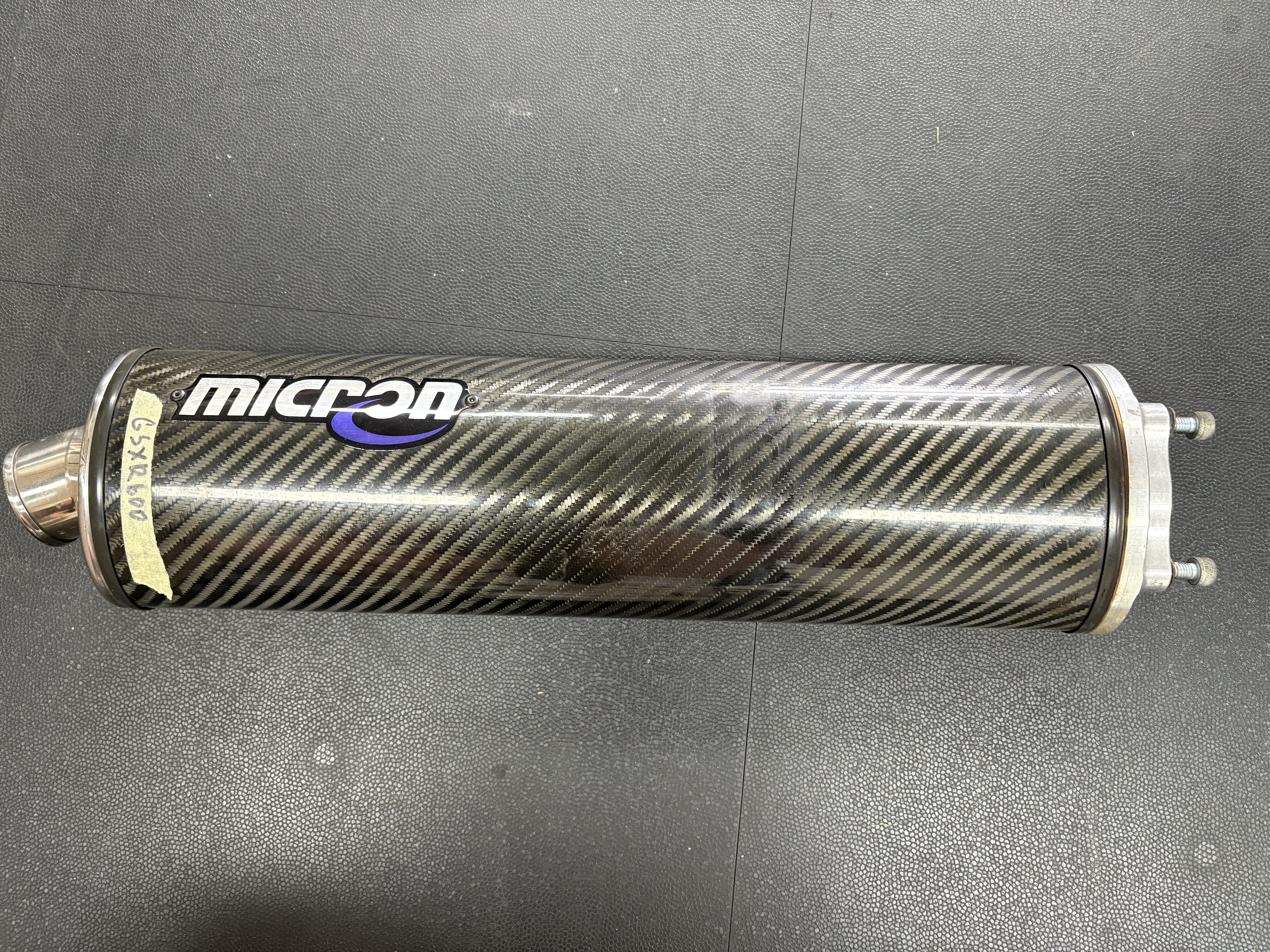 Micron Carbon Uitlaat demper Suzuki GSXR600 2001-2003