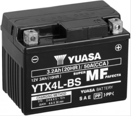 Accu YUASA YTX4L-BS art. no 10 20011