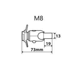 lampa opti-screw 2 soorten met inbus M6 of M8 bout bevesting