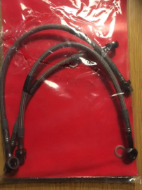 TRW Lucas Steel flex set MCH233V3, voorzijde Stalen remleiding set