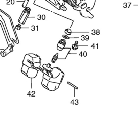 O ring vlotternaaldzitting Suzuki 13374-35c00