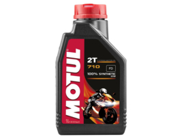 Olie MOTUL 710 mengsmering 2t 100% synthetisch 1L Tweetakt olie