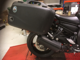 Gebruikte Zij kofferset Hepco & Becker met beugels voor Yamaha FZ8 2011-2015