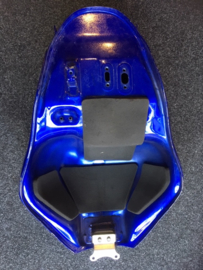 Tank blauw yamaha YZF R6 gebruikt onderdeel van sloop motor , beschadigd / gedeukt