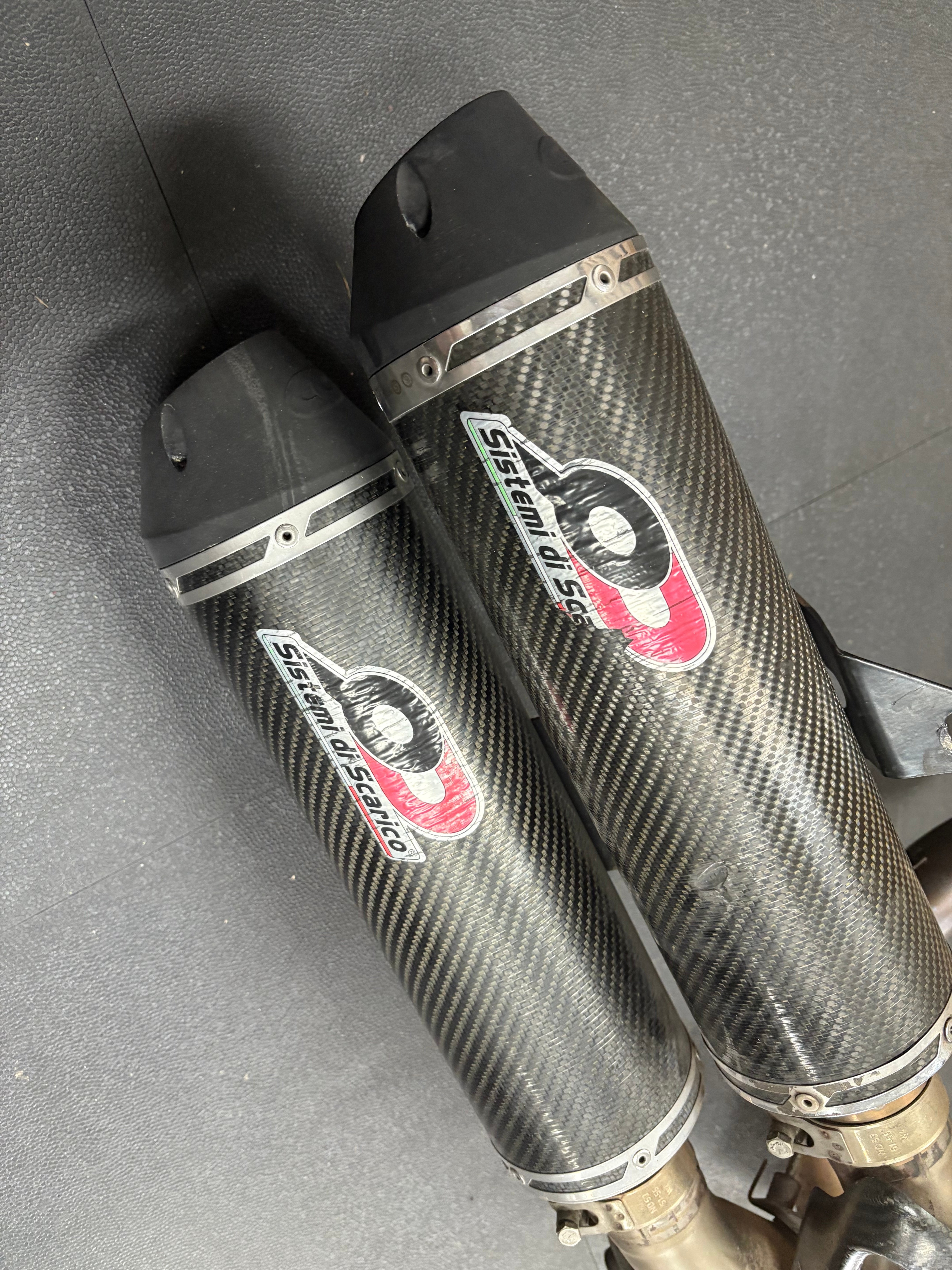 Sport Uitlaat  Carbon Ducati Multistrada 2014 en meer bouwjaren