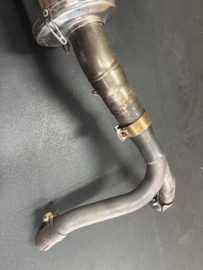 Uitlaat met tussenpijp voor Suzuki SV650 1999-2002