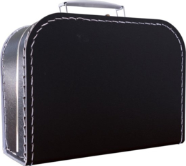 Koffertje 25cm zwart