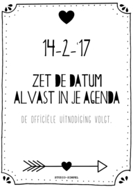 SAVE THE DATE     (CUSTOM MADE)