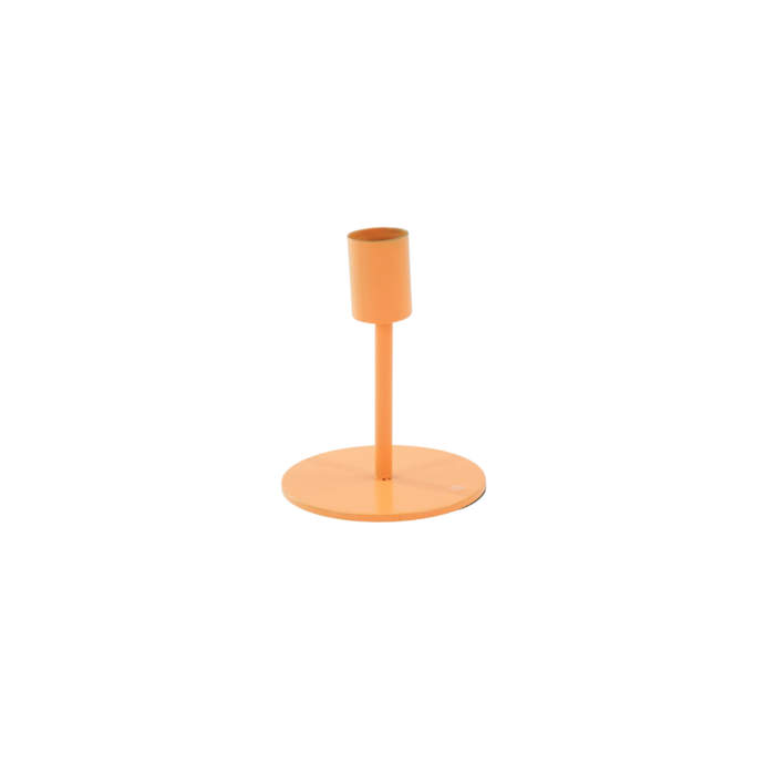 PRE-ORDER: Kandelaar basic metaal, oranje