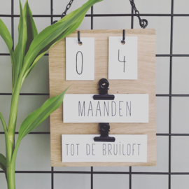 Bruiloft aftelkalender: De leukste manier om af te tellen naar jullie grote dag!