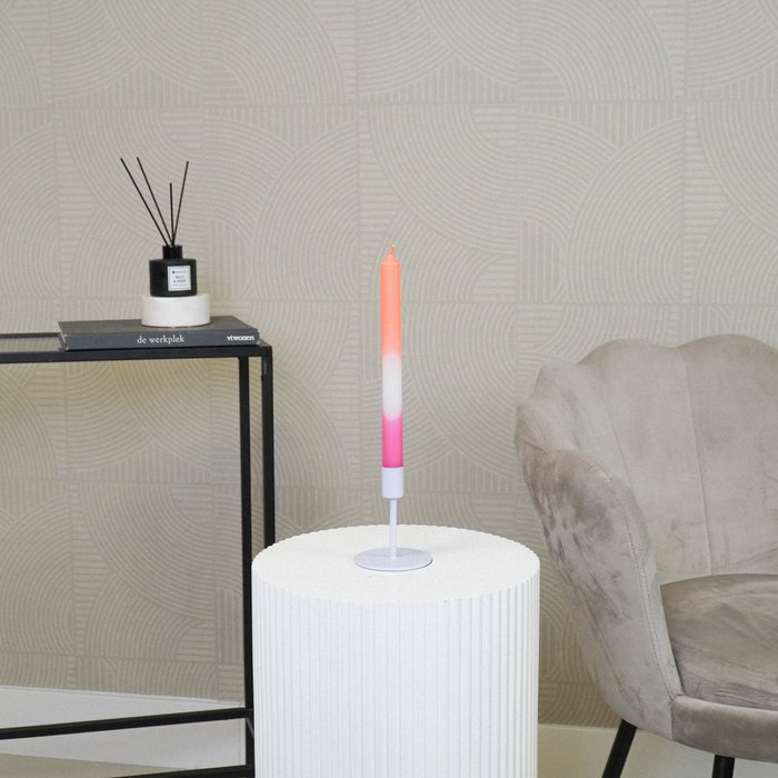 PRE-ORDER: Kandelaar basic metaal, Lila