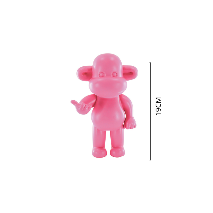 PRE-ORDER: Ornament 'the legend' aap, Roze