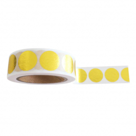 WASHI TAPE - DOTS GOLD