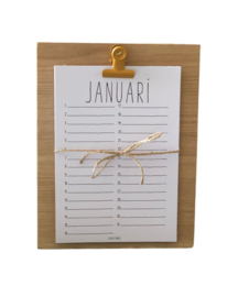 VERJAARDAGS KALENDER (houder)