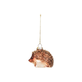 Kersthanger Egel - Glas - 7x5x6cm