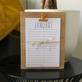 VERJAARDAGS KALENDER (houder)