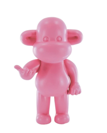 Beeld 'the legend' aap, roze large