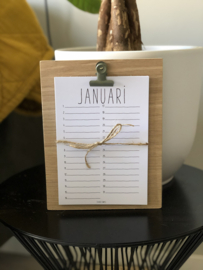 VERJAARDAGS KALENDER (houder)