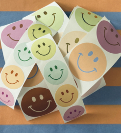 Sticker mix – Smiley – 24 kleurrijke smiley stickers | FSC®