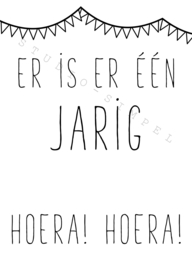 ER IS ER ÉÉN JARIG!