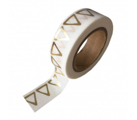 WASHI TAPE - GOLD FOIL TRIANGLE