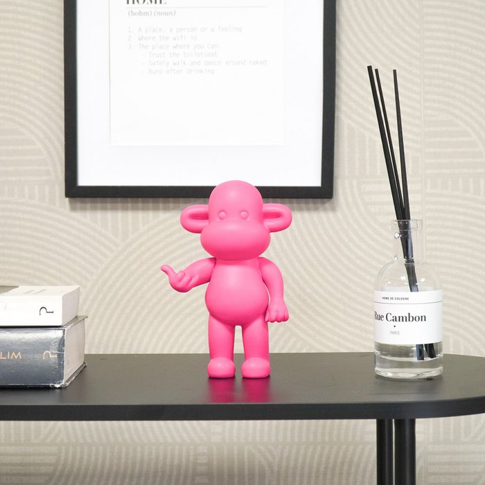 PRE-ORDER: Ornament 'the legend' aap, Roze