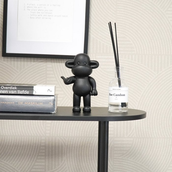 PRE-ORDER: Ornament 'the legend' aap, zwart
