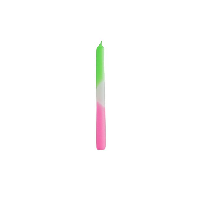 PRE-ORDER: Dipdye kaarsen set 4, roze/wit/groen