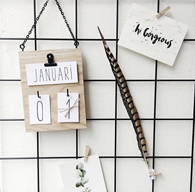 Duurzame kalenders online van eikenhout