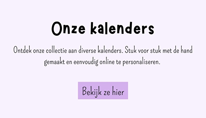 Verjaardagskalender online bestellen